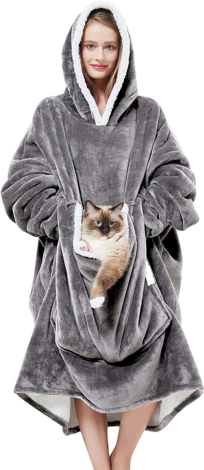 La couverture à capuche surdimensionnée ALLILUYAA